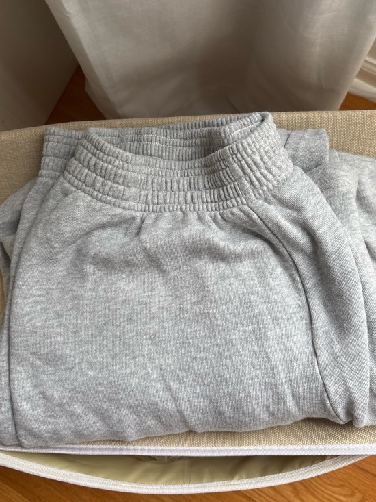 aerie Pants - aerie Light Grey womans Sweatpants with Elastic Waist